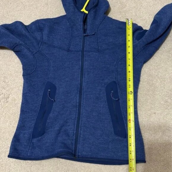 Women's Blue Fleece Jacket - Picture 2 of 7